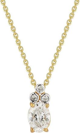 I.Reiss Company 14K 1.08 Ct. Tw. Lab-Grown Diamond Pendant Slide Necklace