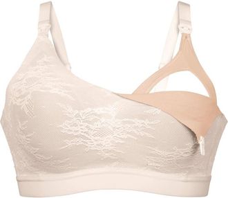 Anita Womens Essentials Lace - Still- Mit Schale Bra - Champagne Polyamide - Size Large