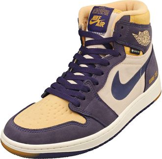 Nike Jordan 1 High Element Gore-Tex Light Bone Mens DB2889-100, Purple/Honeycomb/Sail/Shimmer, 10.5 UK