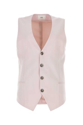Ami Ami Pink Wool Vest