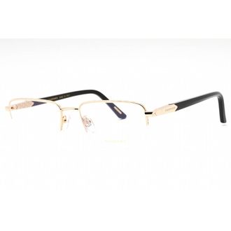 Chopard Mens Rose Gold Tone Rectangular Eyeglass Frames VCHG60