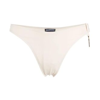 Jacquemus Dames, Badkleding, Beige, Maat: XL Poliester