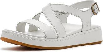 Born Victoria Womens Sandals White/Shell : 11 M, Leather