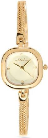 Ettika Petite Square Bracelet Watch, 22mm x 22mm in Gold at Nordstrom Rack