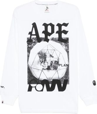 A Bathing Ape Graphic-print Long-sleeve T-shirt