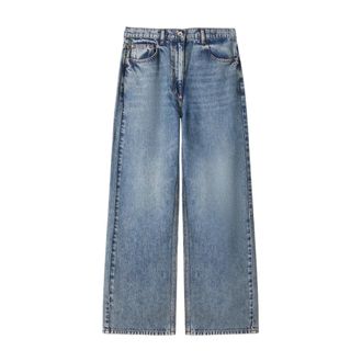 Patrizia Pepe Patrizia Pepe, Wide Jeans, female, Blue, Size: W26 Wide Jeans