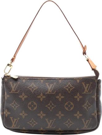 Louis Vuitton Pre-owned Handbags, female, Brown, Size: ONE SIZE Pre-owned Small Printed Handbag