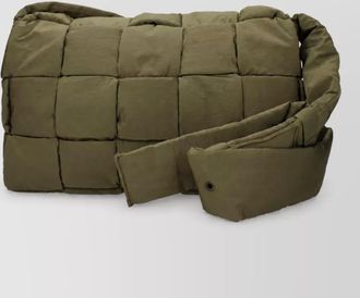 Bottega Veneta canvas shoulder bag