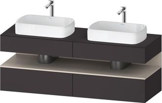 Duravit Qatego Consola Mueble Bajo Lavabo, 2 Extensiones, 2 - Duravit