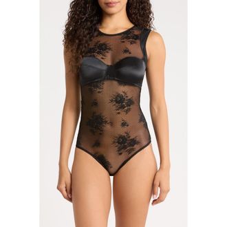 Simone P&eacute;r&egrave;le Louise Bodysuit in Black at Nordstrom, Size X-Small