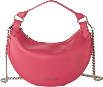 Orciani Dumpling Mini Bag - Dames - Handtassen - Roze - ONE Size - Leer - Tassen