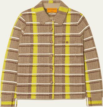 Guest In Residence Shrunken Crewneck Sweater in Cashmere