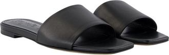 Aeyde Womens Slide Black Calfskin Sandal