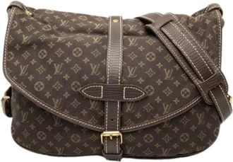 Louis Vuitton Pre-owned Mini Lin Saumur - - Pre-owned - Donna - Marrone - ONE SIZE