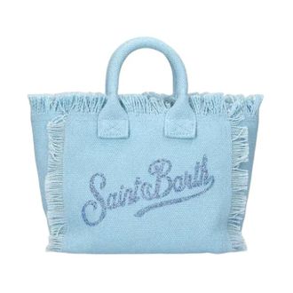 MC2 Saint Barth Tote Bags, female, Blue, Size: ONE SIZE Vanity Shoulder Bag