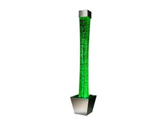 VENTE-UNIQUE.COM Columna de burbujas metal plateado