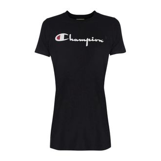 Champion T-shirt lunga - - Tops - Donna - Nero - S