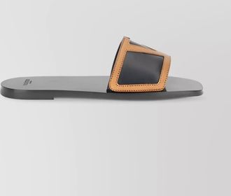 Valentino Garavani superstar leather sandals square toe