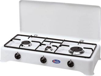 Parker Fornello A Gas 3 Fuochi Mod. 5324 Cgpm - Gas Metano
