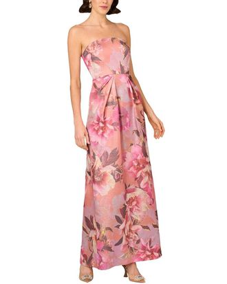 Aidan Mattox Printed Maxi Dress