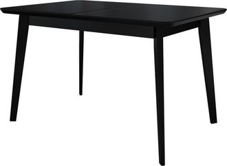 Mirjan24 Mesa Racine 122, Negro, 76x80x140cm, Alargamiento, Mdf, Madera