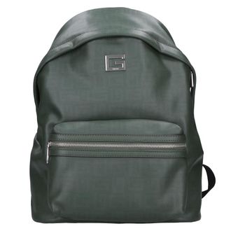 Guess Tassen, Heren, Groen, ONE Size, Leer, Rugzak