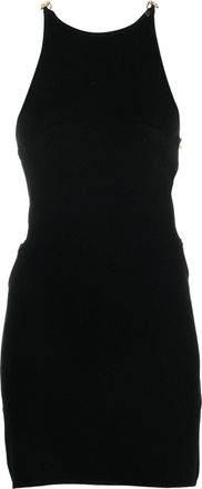 Nissa chain-link open-back mini dress - women - Polyester/Viscose - 36 - Black
