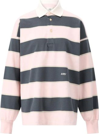Autry Gestreept poloshirt - Dames - Polos - Veelkleurig - L - Katoen - Tops