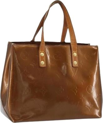 Louis Vuitton Pre-owned Handbags, female, Brown, Size: ONE SIZE Pre-owned Vintage Patent Leather Hand Bag