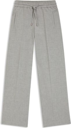 BOSS Oversized-fit trousers in stretch twill