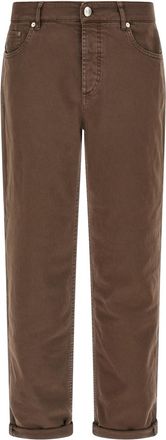 Brunello Cucinelli Brown Denim Jeans