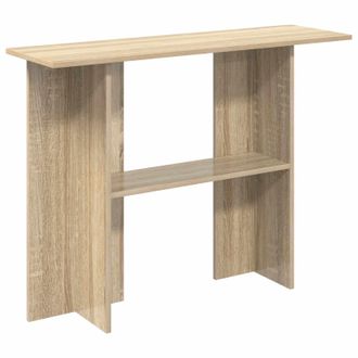 vidaXL Mesa Consola Roble Sonoma 100 X 30 X 75 Cm Madera De Ingenier&iacute;a Vidaxl