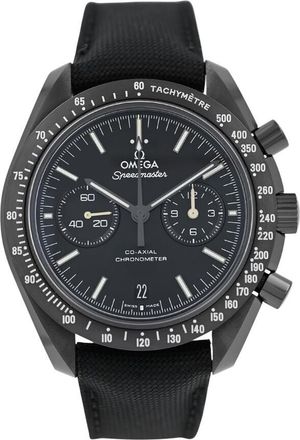 Omega Pre-owned Omega Speedmaster Moonwatch Chronograph Tachymeter Black Dial Mens Watch 311.92.44.51.01.004