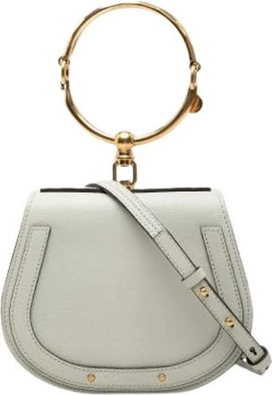 Chlo&eacute; Pre-owned The Nile Handbag - Dames - Vintage Handtas - Grijs - ONE Size - Leer - Vintage