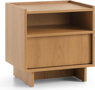 Selsey Selsey Yasumi - Mesita De Noche - 50 Cm - Efecto Roble