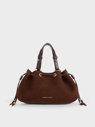 Charles & Keith Mini Moxie Drawstring Bucket Bag