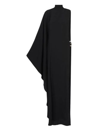 Taller Marmo Michela ring-detail midi dress - women - Acetate/Viscose - 38 - Black