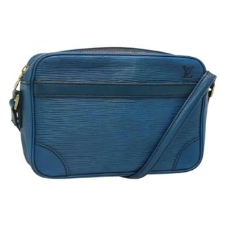 Louis Vuitton Tweedehands leren Louis Vuitton tassen - Dames - Pre-owned - Blauw - Maat: ONE Size Leer
