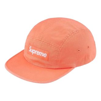 SUPREME SS26 Washed Chino Twill Camp Cap Light Orange SUP-SS26-1000-LHTORG
