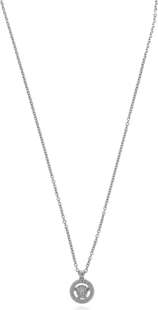 Versace Accessoires, unisex, Grijs, ONE Size, Medusa 95 Hanger Ketting