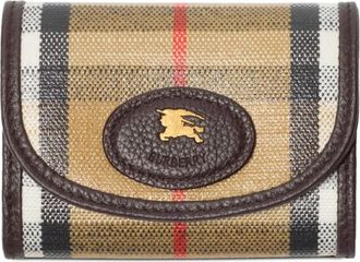 Burberry Highlands geruite portemonnee - Beige