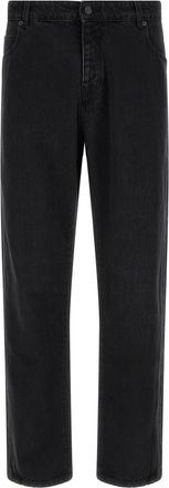 Balmain Black Regular Mid Rise Jeans