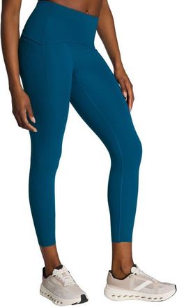 Spanx SPANXshape Booty Boost Side Pocket Leggings in Deep Cove at Nordstrom, Size X-Small