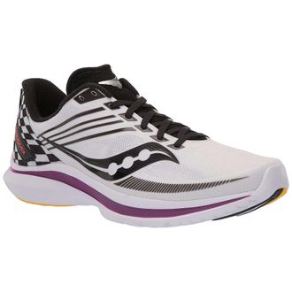 Saucony Kinvara 12 Textile Synthetic Womens Lace Up Trainers - Reverie - Size:UK 7.5