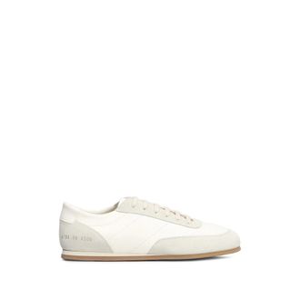 Common Projects Minimal Runner Suede-panelled Sneakers
