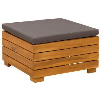vidaXL Reposapi&eacute;s De Jard&iacute;n Madera De Acacia S&oacute;lida Marr&oacute;n Vidaxl