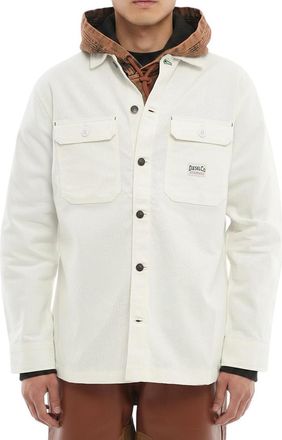 Diesel White Regular Overshirt