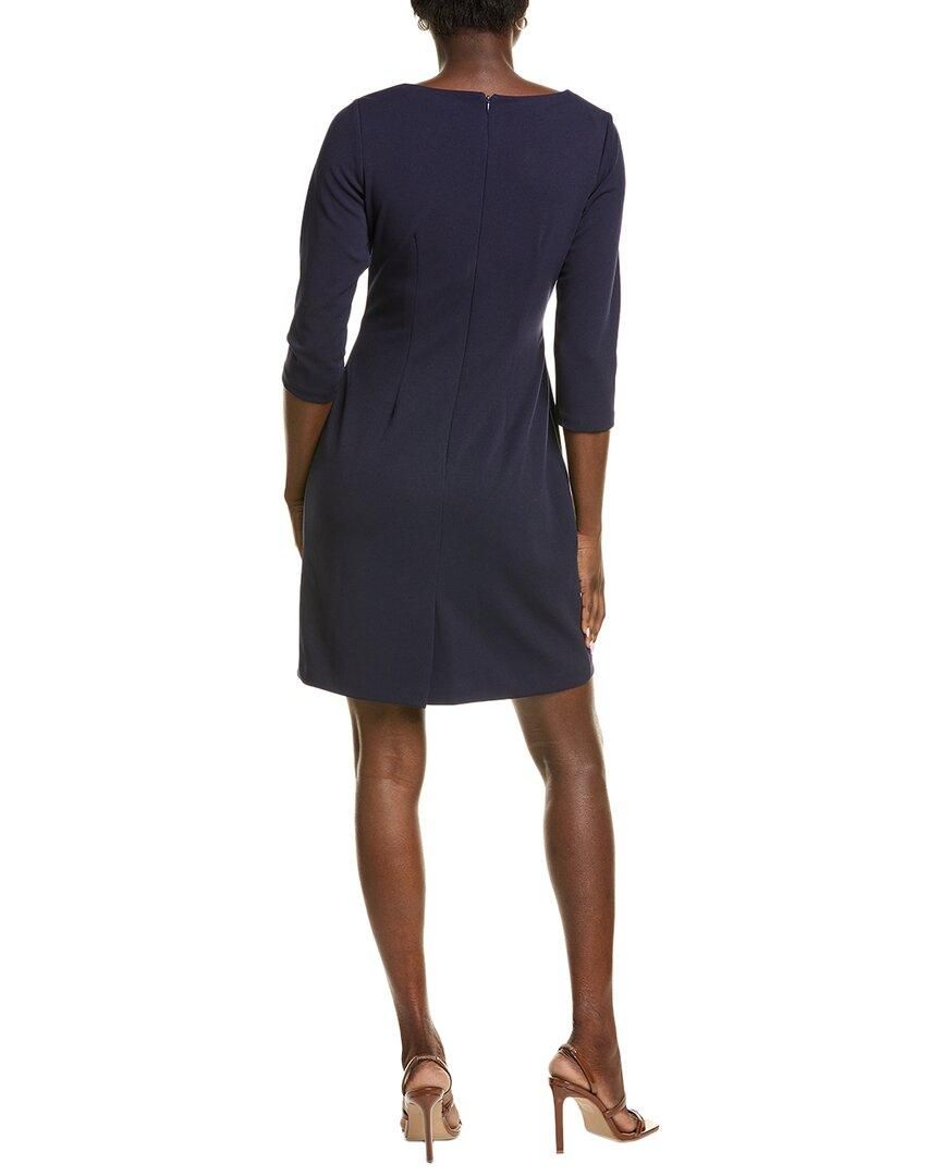 Tahari by ASL Beaded Jacket Sheath Dress in Midnight Navy at