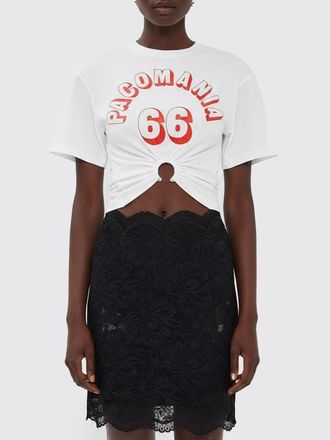 Paco Rabanne T-shirts in cotone stampata Rabanne