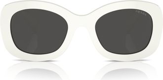 Prada 0pr A13s Oversized Rectangular Frame Sunglasses